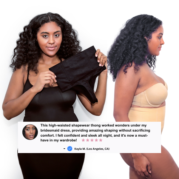 Sculpting Thong by SNOWY - Instant Tummy Tuck for Everyday Wear