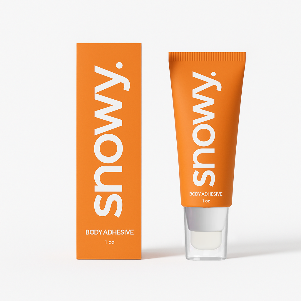 Snowy Body Adhesive: #1 Liquid Fashion Adhesive | Fashion Tape Alternative