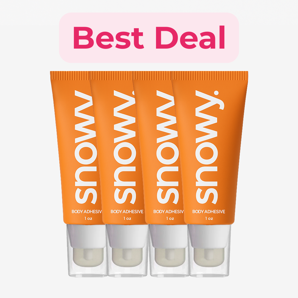 Snowy Body Adhesive: #1 Liquid Fashion Adhesive | Fashion Tape Alternative