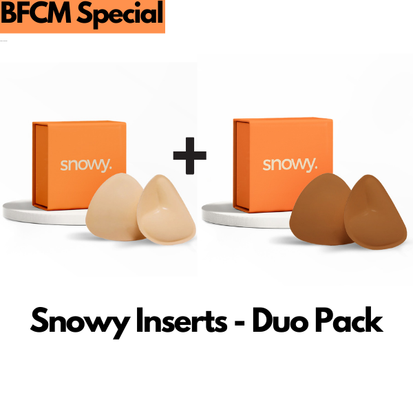 2 Paires De Soutiens-gorge Adhésifs Snowy - Sans Bretelles, Auto-adhésifs, Pour Robes Dos Nu