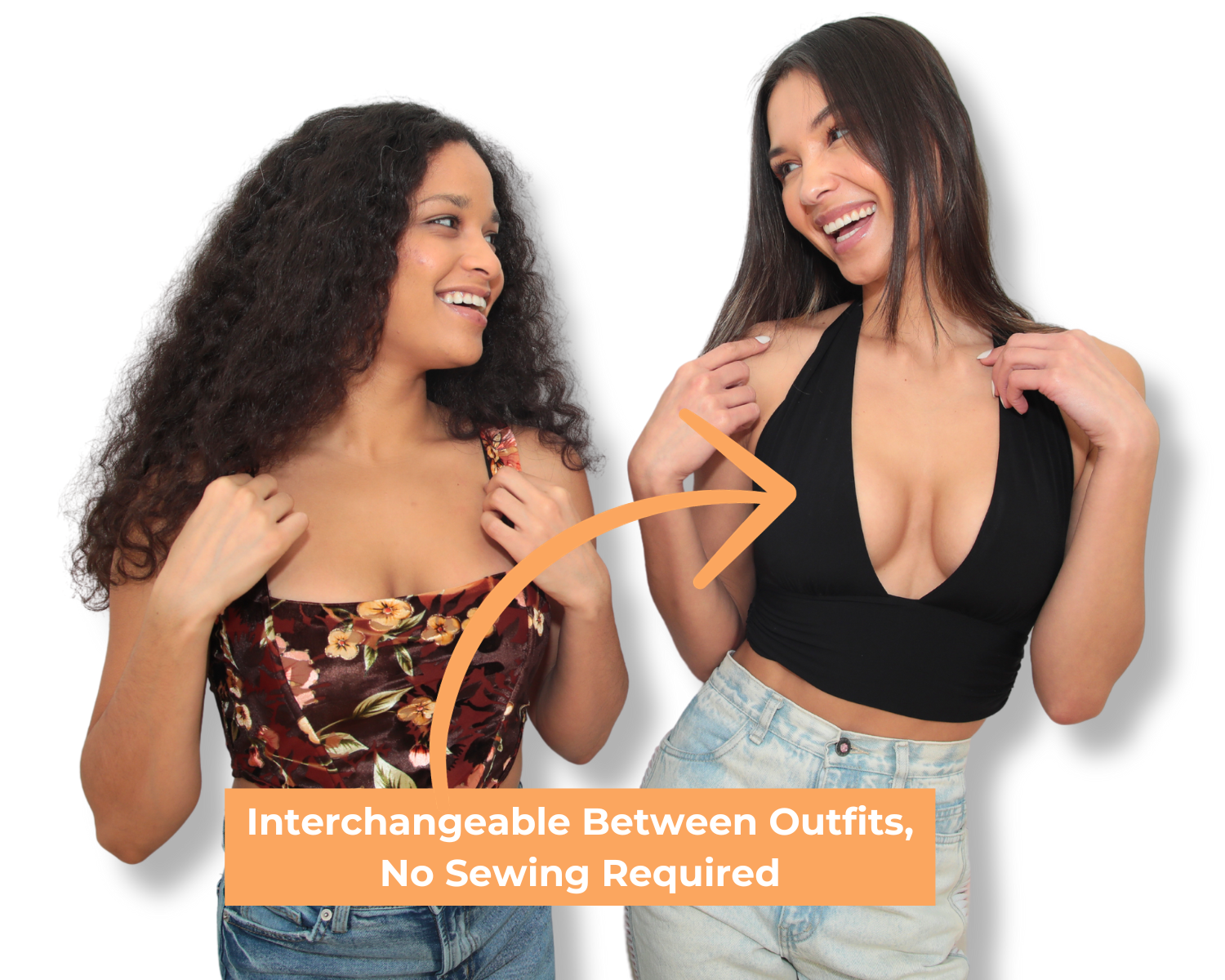 SNOWY Sticky Inserts - Instant Lift & Boost, Washable & Reusable, Outfit Enhancer